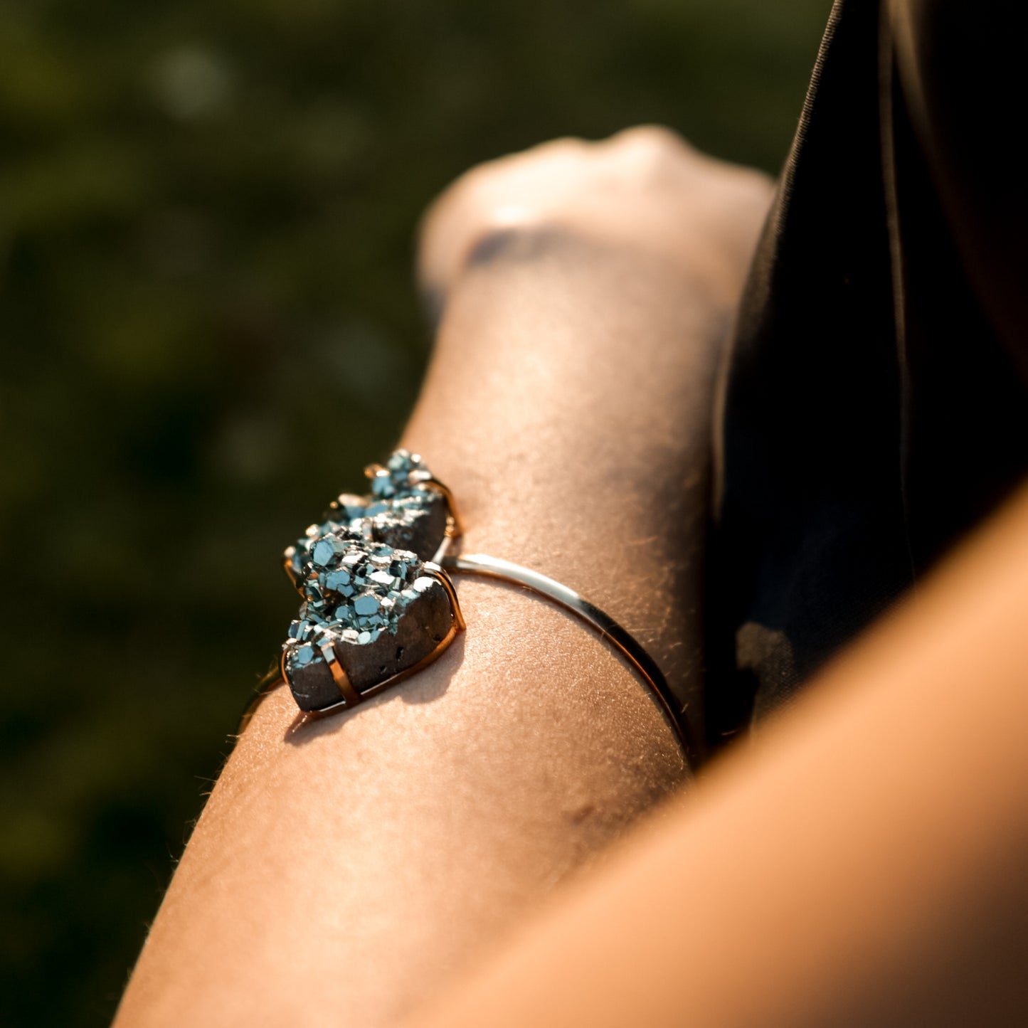 Pyrite double Bracelet
