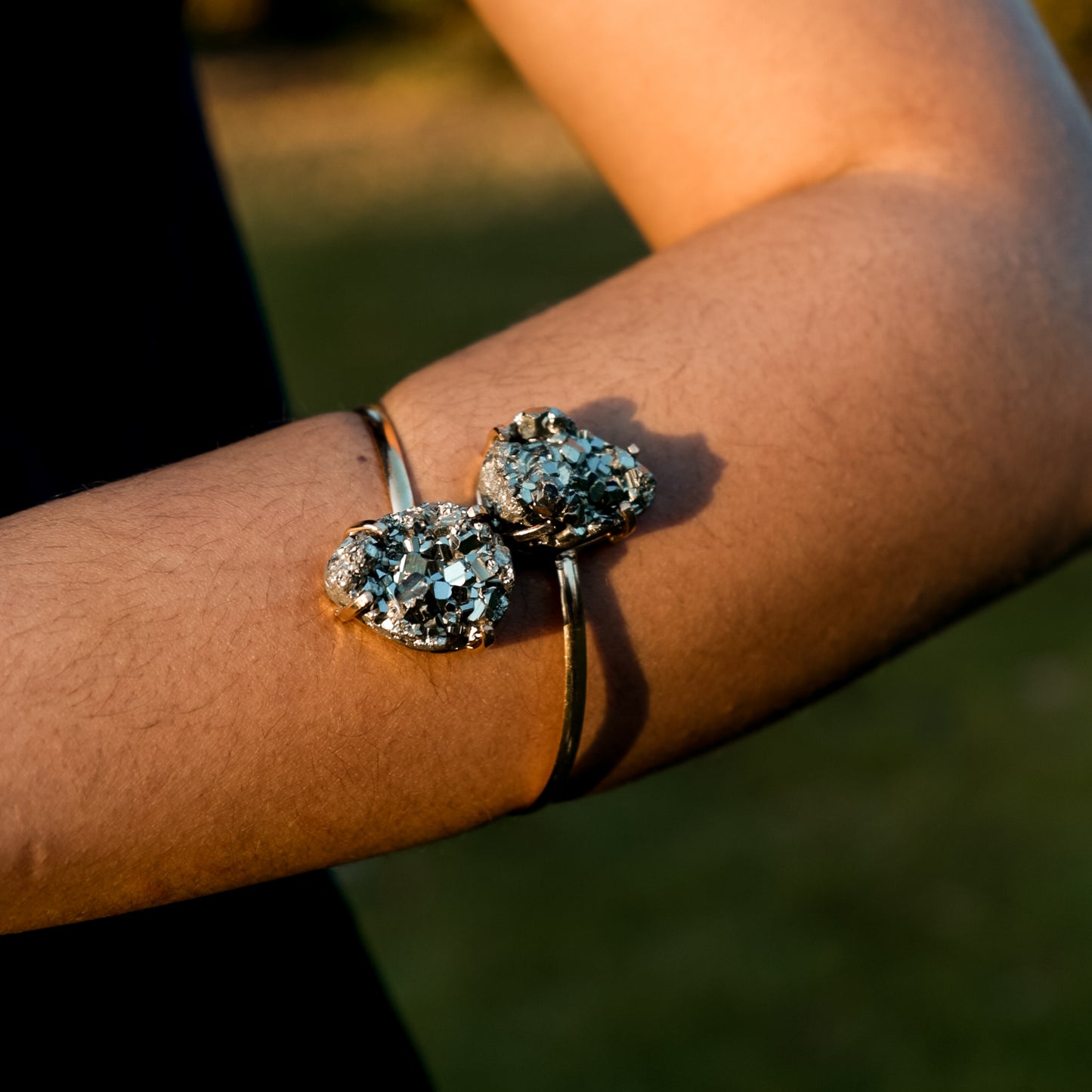 Pyrit Doppel Armband