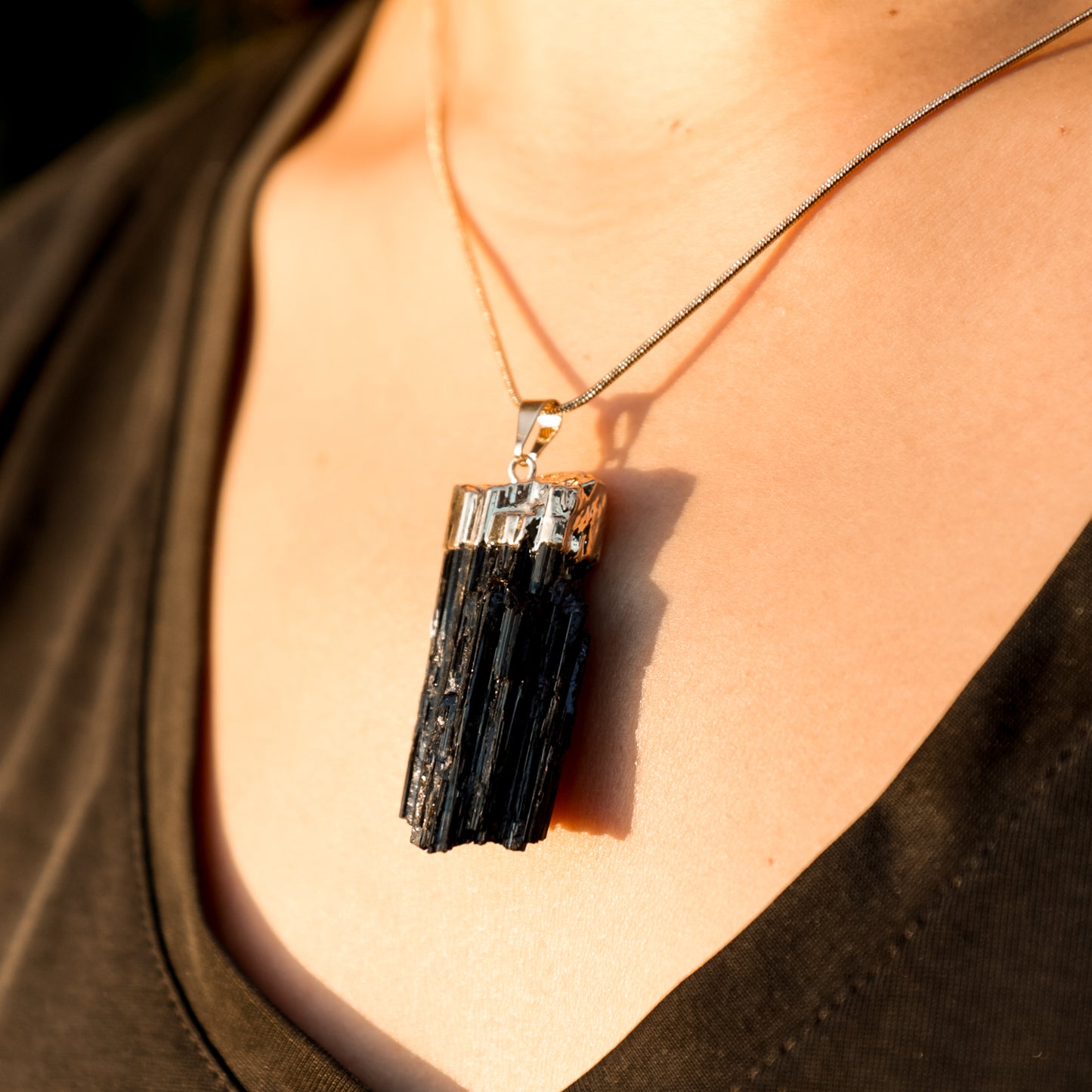 Black Tourmaline Necklace