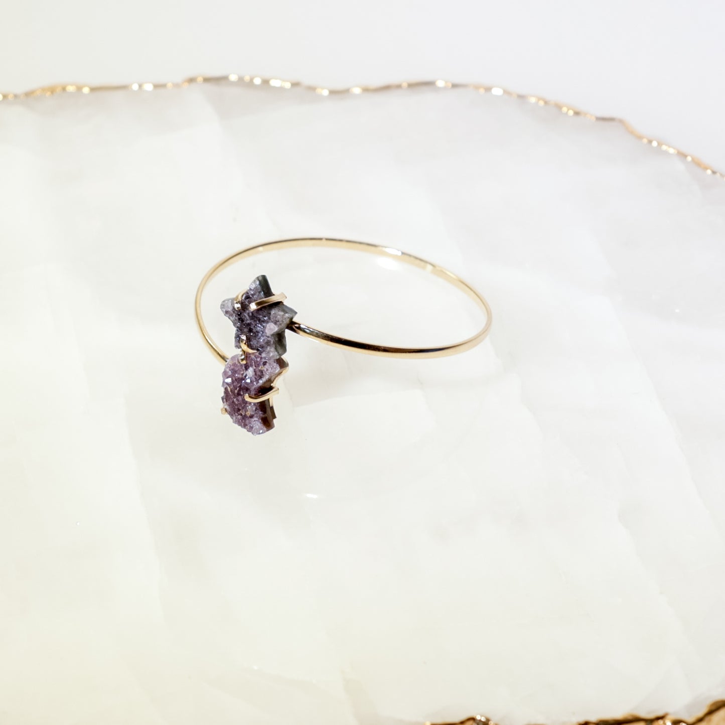 Amethyst Doppel Armband