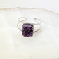 Amethyst Bow Bracelet
