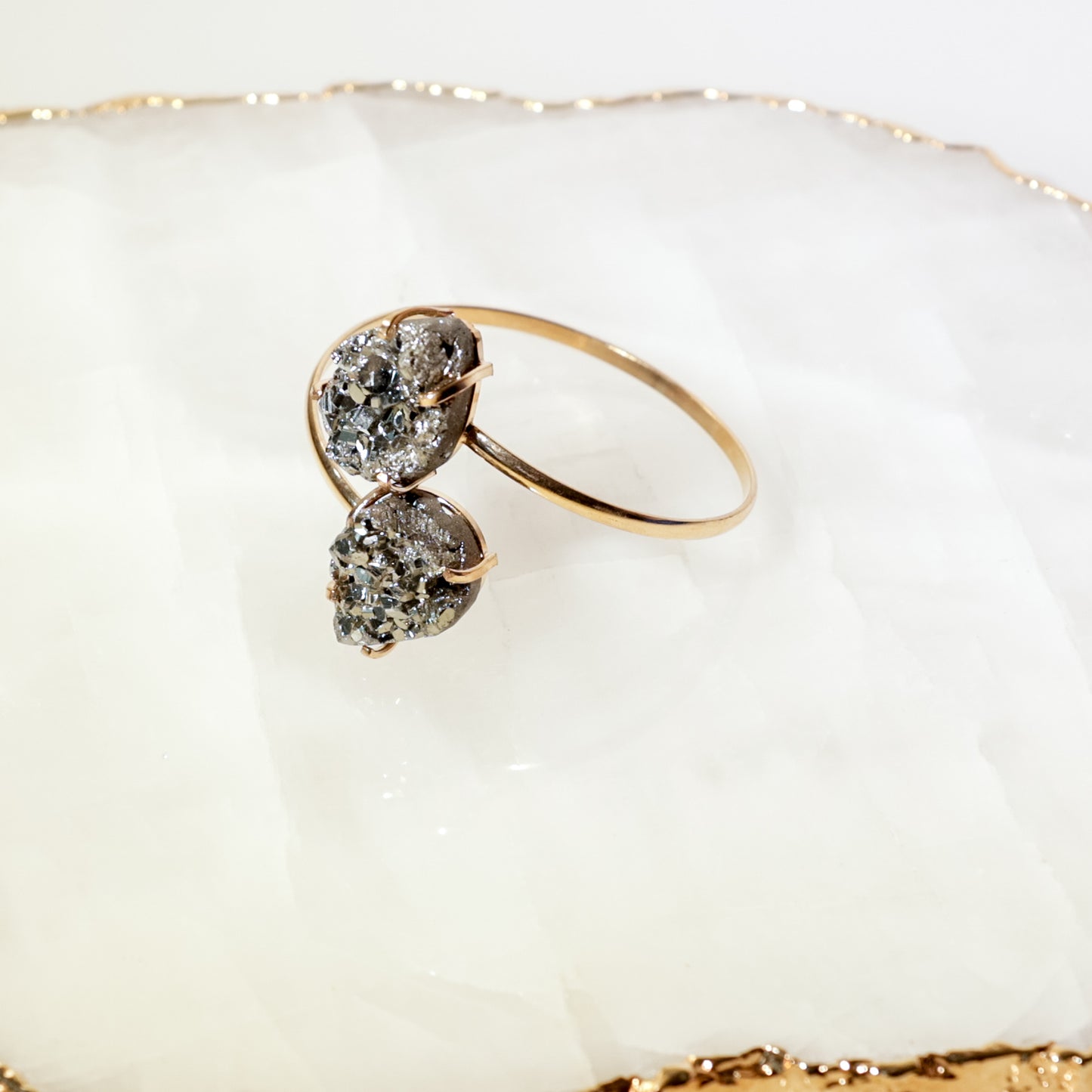 Pyrite double Bracelet