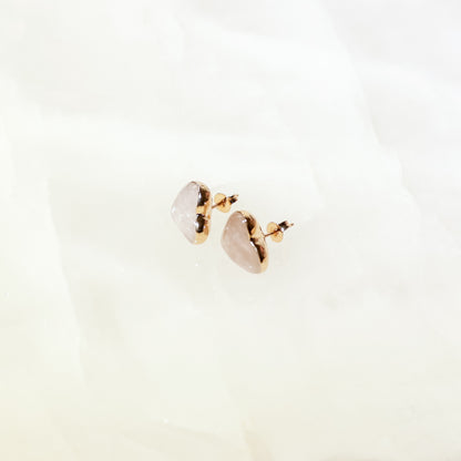 Rose Quartz Earrings